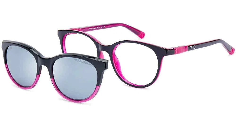 Nanovista GLITCH SC 3.0 Eyeglasses - GLITCH SC 3.0 BLACK BLUE W/CLIP - view 7